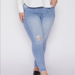 Royalty For Me High-Rise Skinny Hide Your Muffin Top Jeans - 14